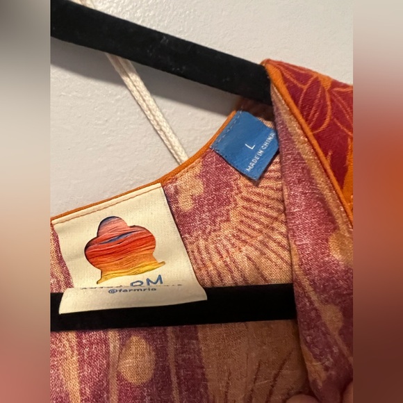 Farm Rio x Anthropologie Printed V Neck Tunic Dress - Picture 8 of 10